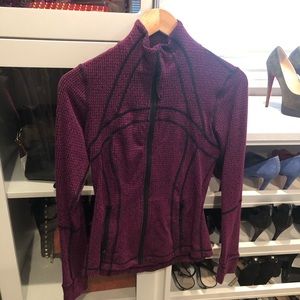 Lululemon Devine Houndstooth Purple Jacket